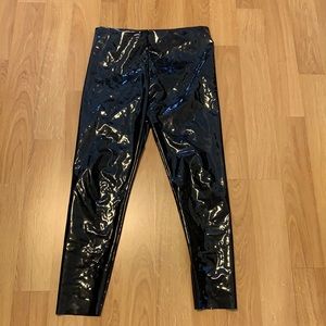 Very similar to latex pants very sexy and sleek!